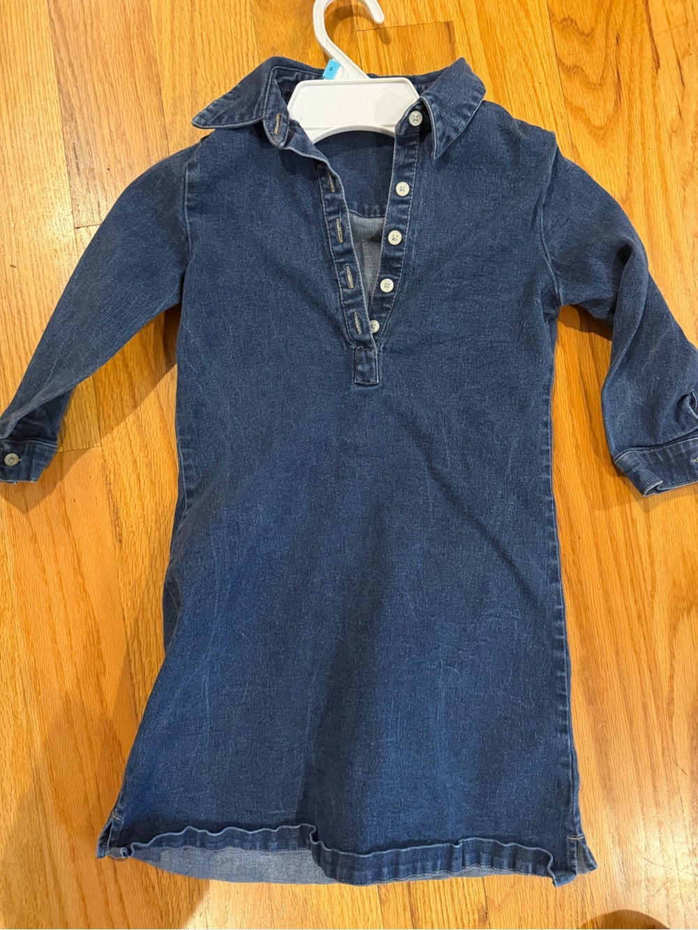 Old Navy Dark Navy Denim Shirt Dress
